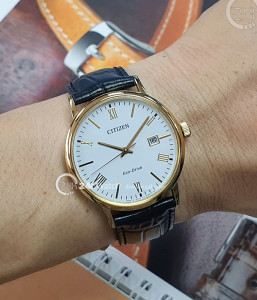 Đồng hồ Citizen BM6772-05A - Nam - Kính Sapphire - Eco-Drive (Năng Lượng Ánh Sáng) Dây Da - Chính Hãng - Size 37mm