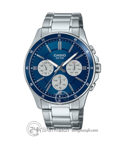 Đồng hồ Casio MTP-1374D-2A3VDF - Nam - Quartz (Pin) Dây Kim Loại - Chính Hãng - Size 43.5mm